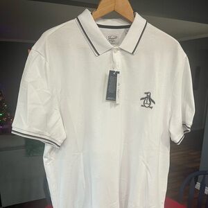 Original Penguin Men's Polo Shirt with Black Accents